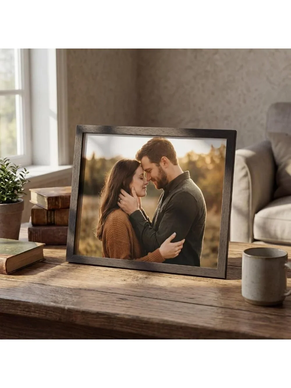Elegant Black 8x10 Picture Frames Set of 6 | Classic MDF Wall & Tabletop Decor